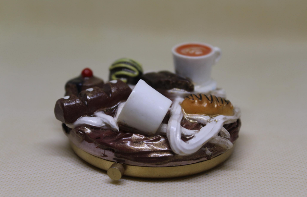 Coffee lover travel mirror