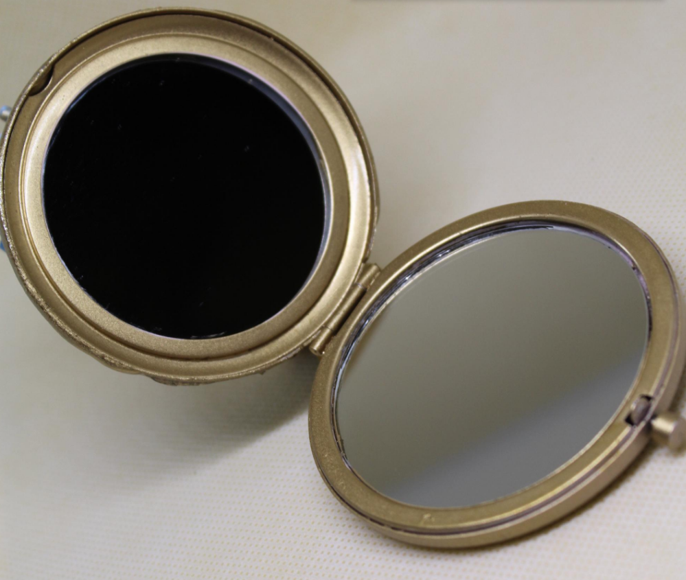Coffee lover travel mirror