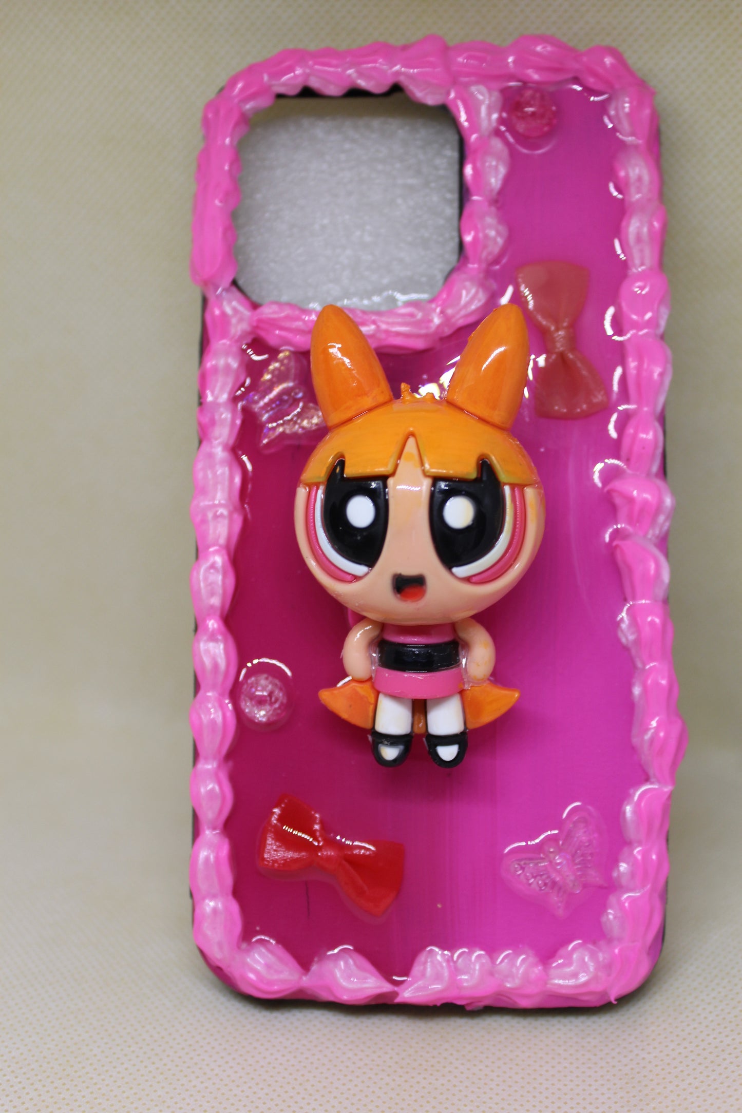 iPhone 15 pro Max blossom from Powerpuff girls phone case