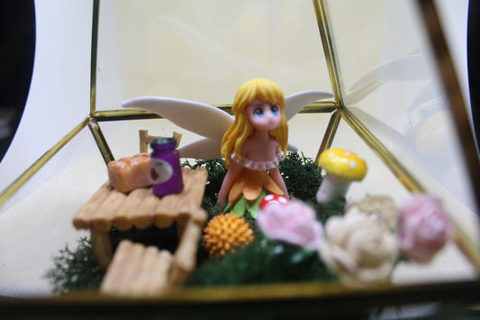 Fairy and the tea party terrarium