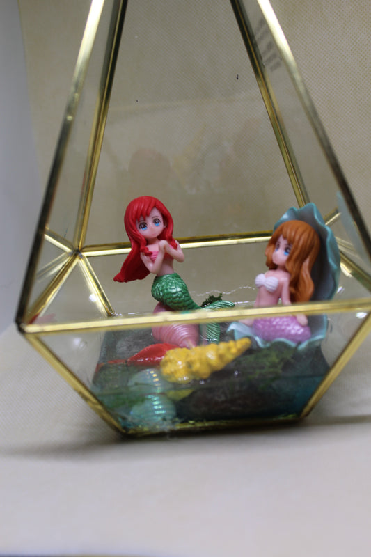 Under the sea hanging terrarium