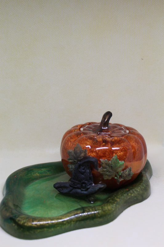pumpkin jewelry tray